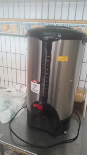 Cafeteira eletrica capacidade para 15 litros não precisa coar ideal para padaria cafteri