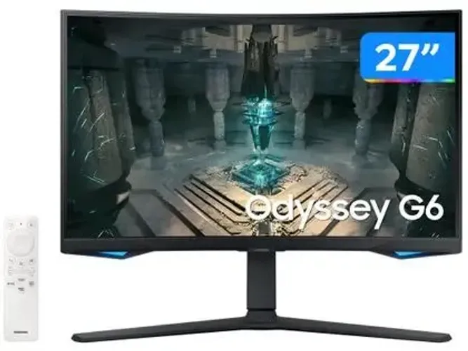 Monitor gamer Samsung Odyssey G6 curvo 2k 240hz 1ms