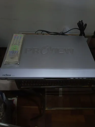 DVD Player Proview DVP-801 com controle e cabos