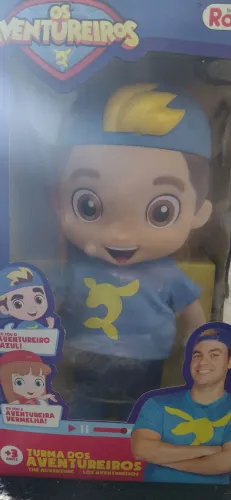 Boneco Os Aventureiros - Luccas Neto (Aventureiro Azul)