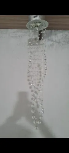 Lustre de Cristal em Espiral