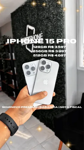 iPhone 15 pro  - Loja Física - Nota fiscal 