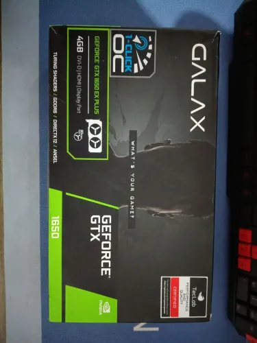 GTX 1650 com defeito.