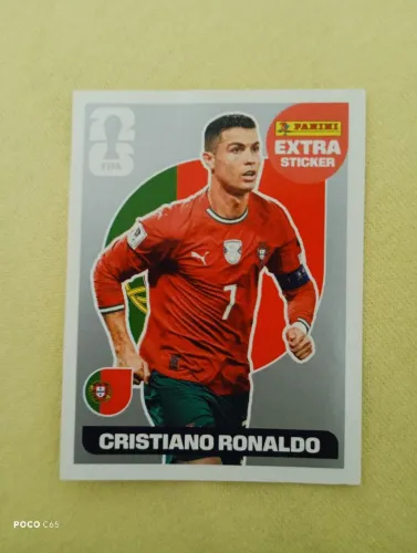 Figurinha legend prata Cristiano Ronaldo 