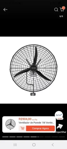 Ventilador 1M tufão 
