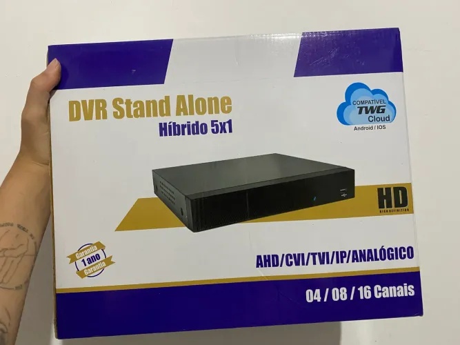 DVR STAND ALONE HÍBRIDO 5x1 R$200,00