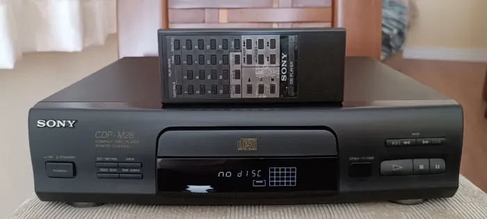 CD PLAYER SONY CDP-M28 EM ÓTIMO ESTADO!