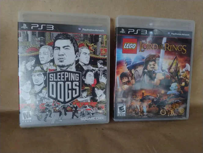 Lego lord of the rings E Sleeping Dogs PS3 