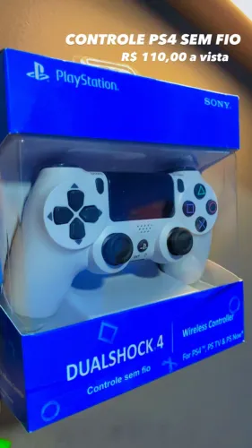 Controle sem fio para pc, smart tv e ps4