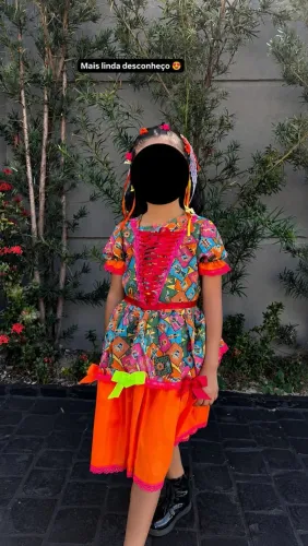 Vestido Junino infantil