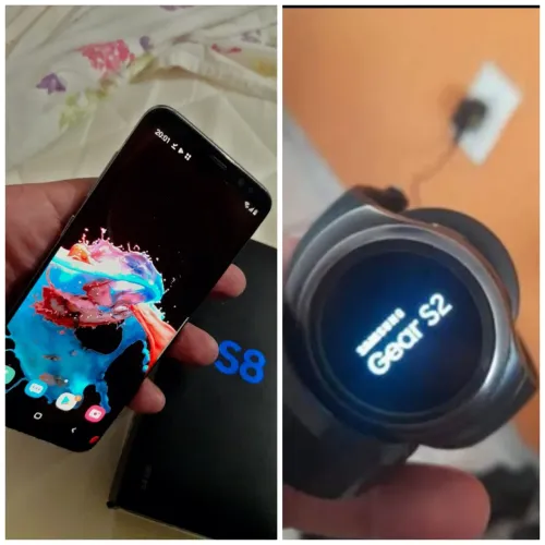 Galaxy S8 NFC + Smartwatch precisa trocar a bateria