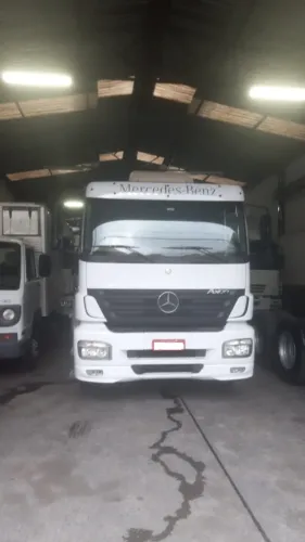 Mercedes-Benz Axor 1933 2008 + Carreta Baú 14m (28 Pallets)