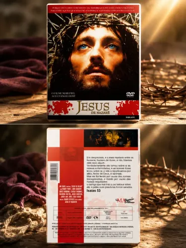 Jesus de Nazaré dvd filme religioso zeffirelli novo original lacrado