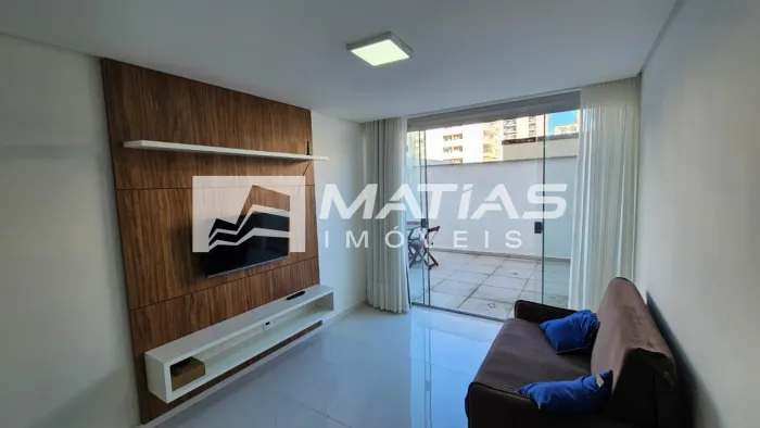 Apartamento de Luxo na Praia do Morro: 2 quartos, 2 suítes, 1 sala, 1 banheiro, 2 vagas de
