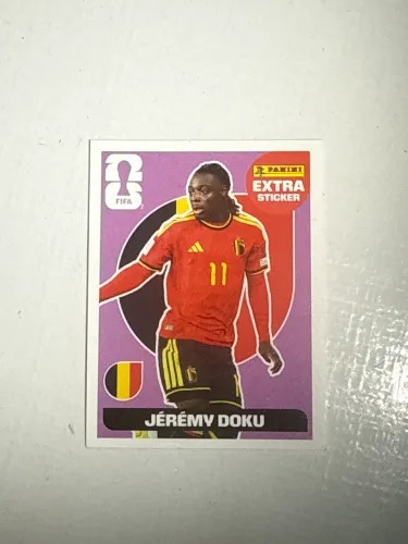 Figurinha da copa 2026 Jérémy doku
