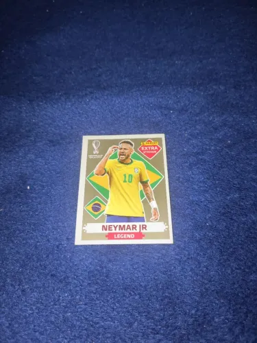Figurinha do Neymar de ouro copa 2022