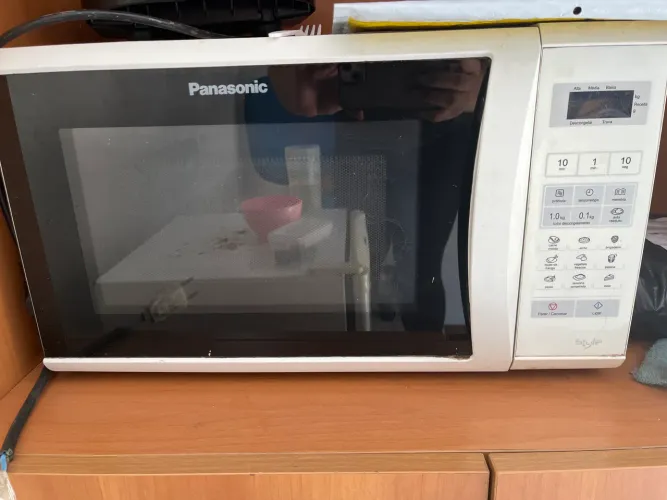 Microondas com defeito