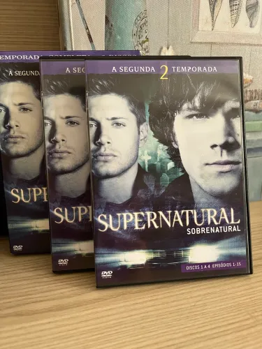 Box DVD sobrenatural 2 temporada 