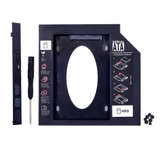 Adaptador DVD para Hd Ssd caddy 9.5mm sata 3.0 