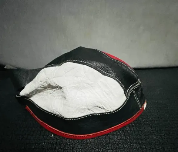 Bandana de Couro Chapeu Motoqueiro /  Cozinha Touca Ajustável 