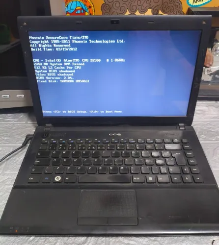 Notebook CCE desligando sozinho
