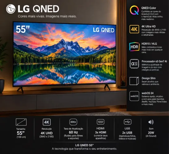 Tv LG 55? Qned Lacrada