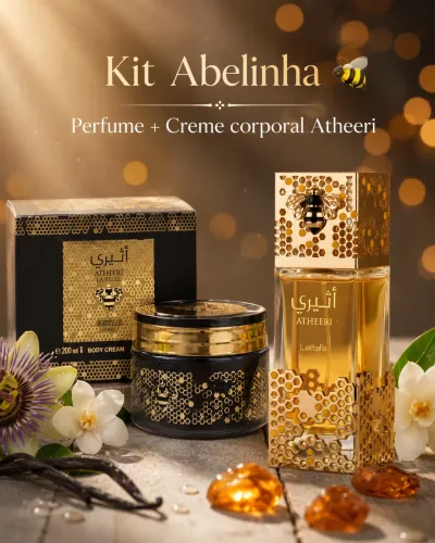 Kit Abelinha Perfume + Creme Atheeri