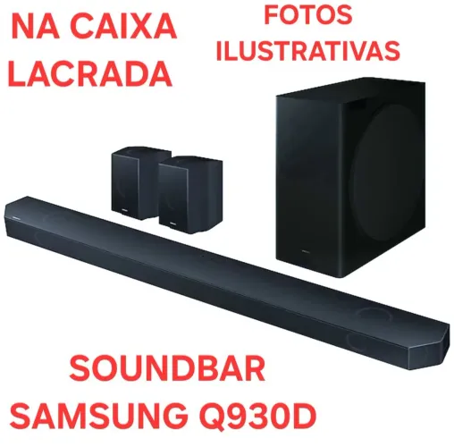 Soundbar samsung q930d 9.1.4 (sem uso)