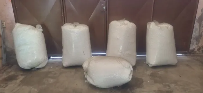 Flocos de Isopor Construcao