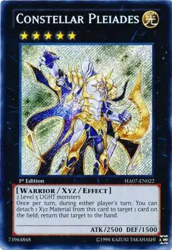 Yugioh!!! Constellar Pleiades HA07-EN022 Secret Rare