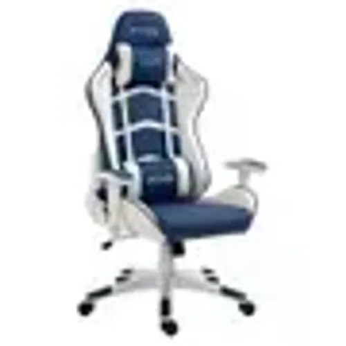 Cadeira Gamer MX5 Giratoria Branco e Azul Marinho(MGCH-MX5/BLMR)