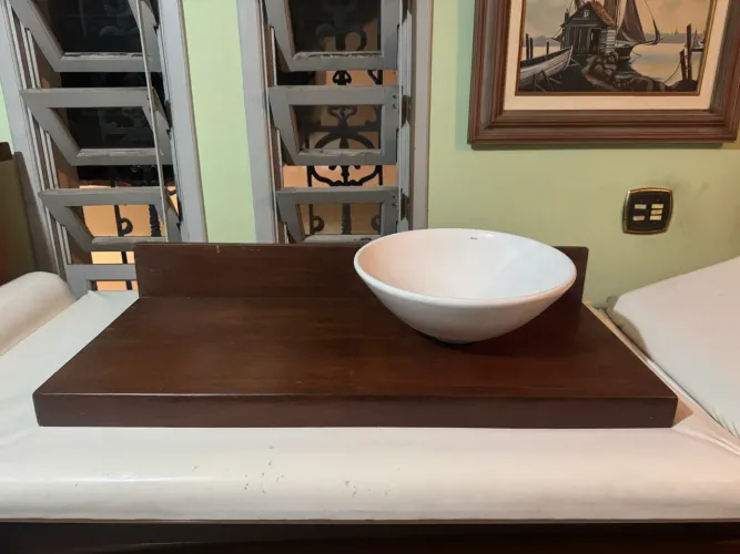 Bancada de lavabo + cuba