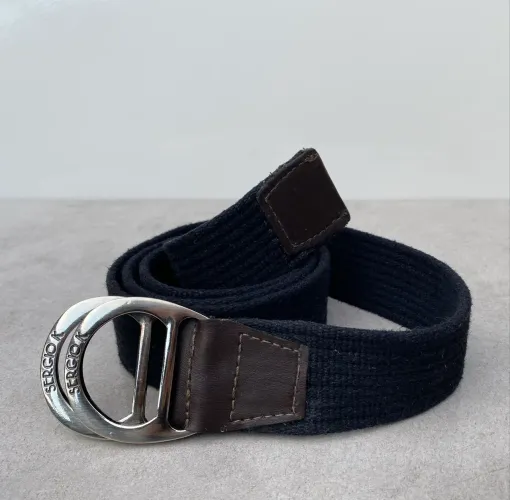 Cinto Sergio K Preto Fivela Dupla - Tam 116cm/Tam 38