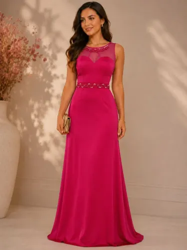 Vestido vermelho de festa