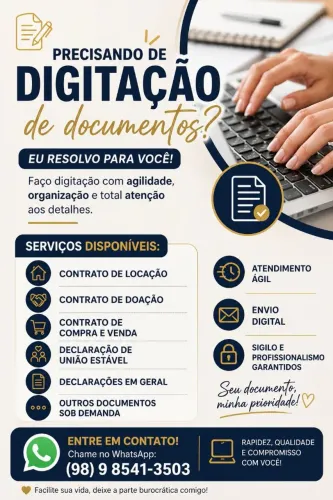 Digitação/Impressão/Xerox