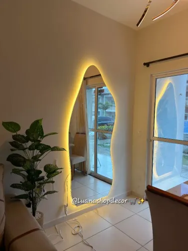 Espelho Orgânico Com Led - Promoção de Fábrica