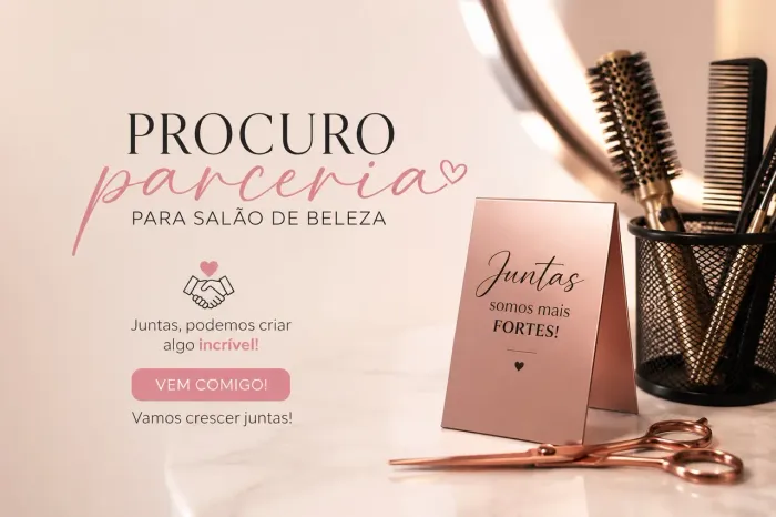 Procuro parceria para salão de beleza