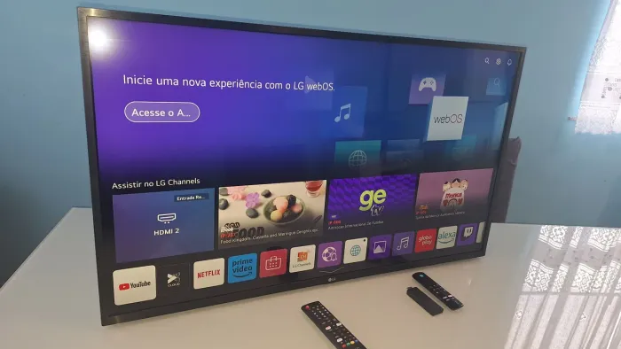Tv LG smart 4k com firestick e um ano de tv a cabo liberado