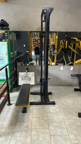 Remada baixa com carga