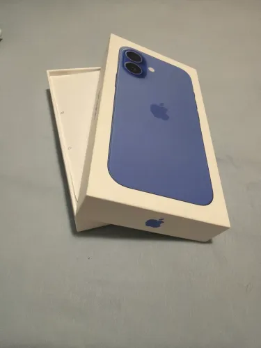 Caixa vazia original IPhone 16 (Cor Azul)