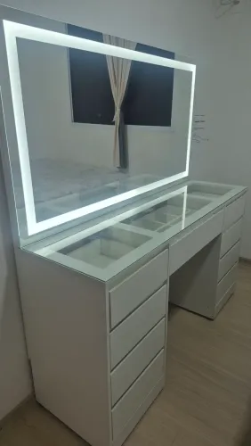 Camarim com espelho de led 