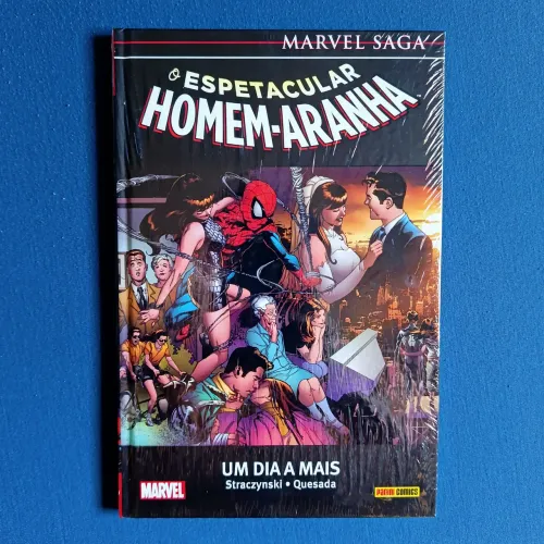 HQ O Espetacular Homem-Aranha: Um Dia a Mais - Marvel Saga Volume 13 (Lacrado, Straczynski