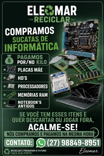 SUCATAS DE INFORMÁTICA