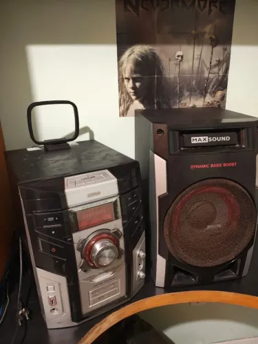 Micro System Philips 3 CDs