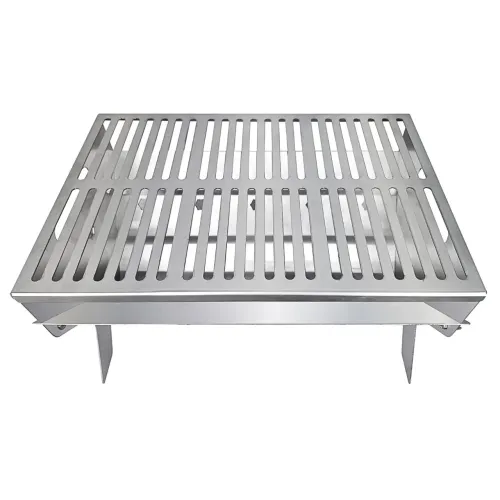 Churrasqueira inox portátil, desmontável, nova, garantia e entrega GRÁTIS**