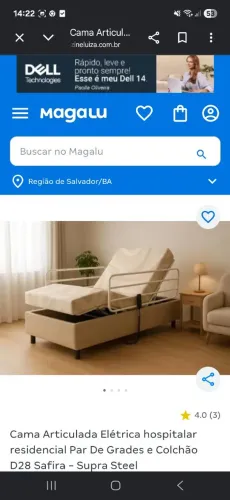 Cama articular motorizada