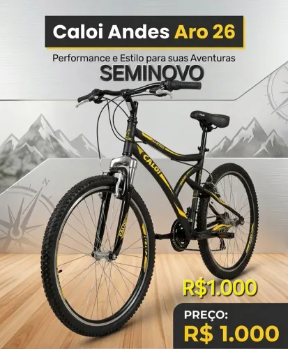 Bicicleta Caloi usada