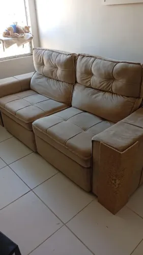 Sofá retrátil 2 lugares