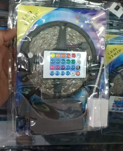 Fita Led RGB 5050 com controladora, fonte, entregamos