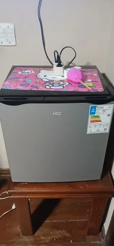 Frigobar única dona cinza